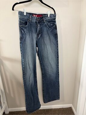 X2 Men's Bootcut Jeans in Washed Blue